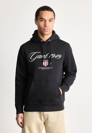 GRAPHIC HOODIE - Jersey con capucha - black