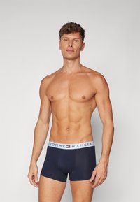 Tommy Hilfiger ORIGINAL TRUNK 3 PACK - Boxer alsónadrág - breezy blue/red/denim