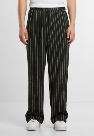 Urban Classics Broek - black offwhite