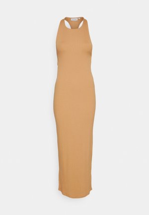 Calvin Klein NOVE CUT-OUT MAXI DRESS - Haljina s naramenicama - pale terracotta