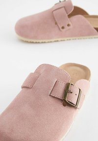 Next SUEDE SLIP-ON CLOGS - Mules - pink