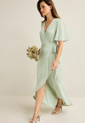 FRONT  - REGULAR FIT - Maxikleid - sage green