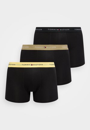 SIGNATURE TRUNK 3 PACK - Boxer aderenti - black/citronella/woodridge