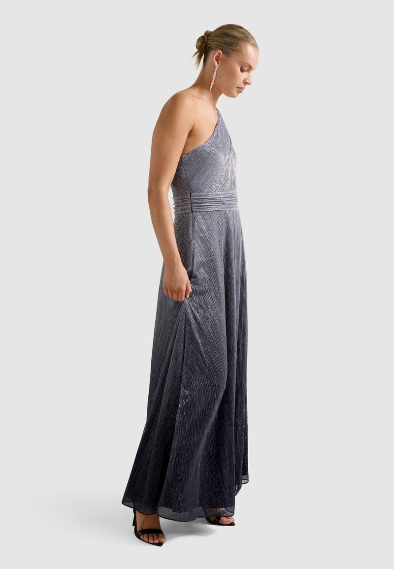 forever new silver dress Forever New Genevieve Satin Drape Maxi Dress Reviews