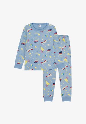 Petit Bateau MOLLETON FLUO - Pidžaamakomplekt - adriatic/multicoloured