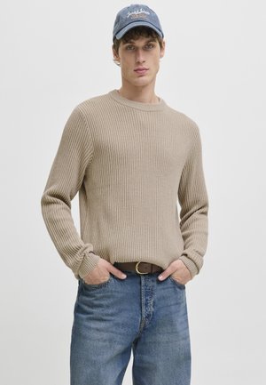 Jack & Jones JJEDOVER CREW NECK - Pullover - moonbeam