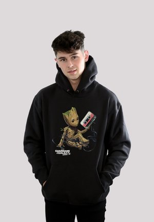 F4NT4STIC MARVEL GUARDIANS OF THE GALAXY GROOT TAPE  - Hoodie - black