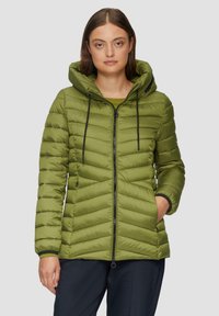 s.Oliver STEPP MIT LOGO-KAPUZE - Winterjacke - guacamole