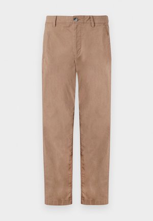 TOM TAILOR REGULAR WASHED - Nohavice chinos - caribou beige