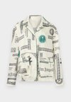 DOLLAR PAJAMA SHIRT - Πουκαμίσα με κουμπιά - ivory/black