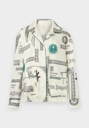 DOLLAR PAJAMA SHIRT - Pogājama blūze - ivory/black