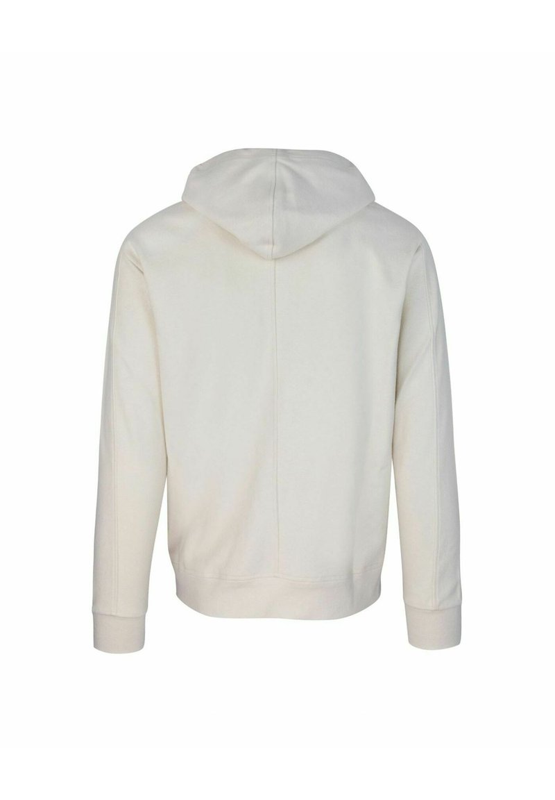 Paolo Pecora Felpa con zip bianco/avorio