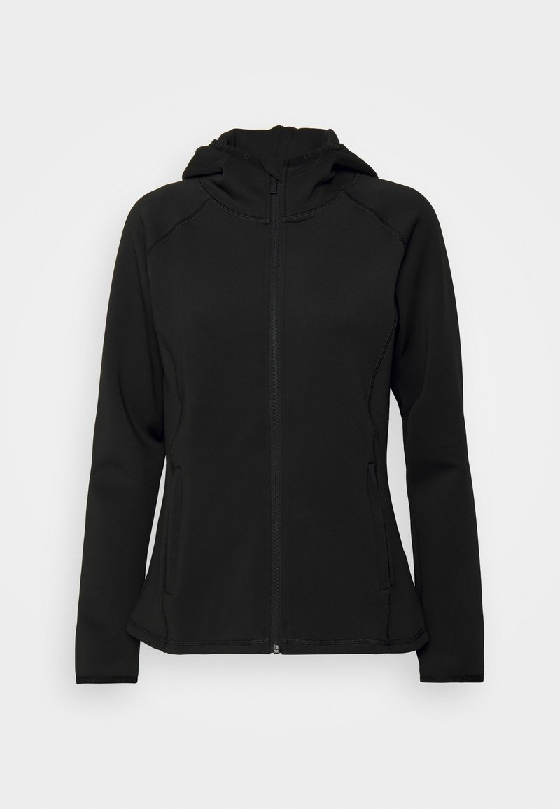 ONLY Play - ONPCARA HOOD ZIP  - Tröja med dragkedja - black, Förstora