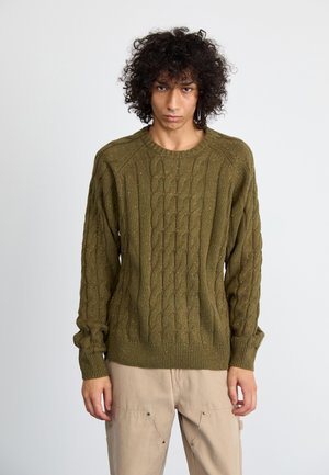 VANLEER CABLE  - Pullover - military green