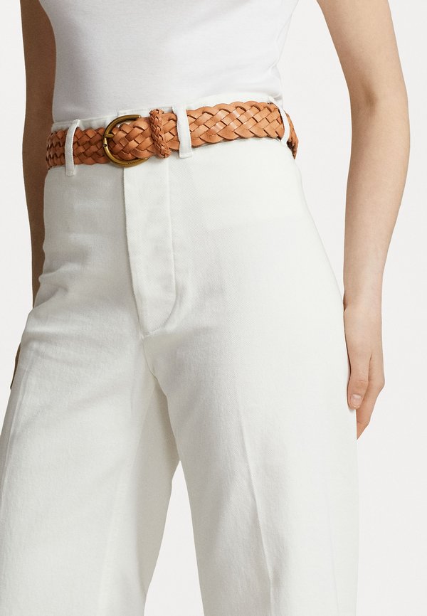 STRETCH COTTON TWILL WIDE LEG TROUSER - Trousers - nevis4