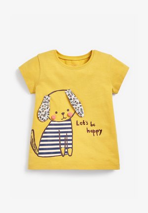 DOG - T-shirts print - ochre