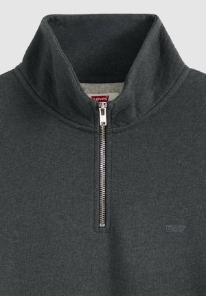 Levi's®, ORIGINAL HM QUARTER ZIP WINETASTING HTR - Sudadera - winetasting htr - blacks -