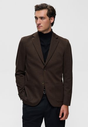 Matinique, MACHARLES JERSEY - Veste de costume - chocolate torte