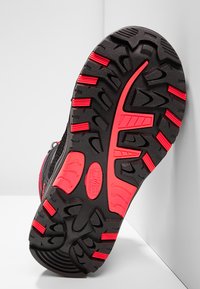 CMP KIDS RIGEL MID TREKKING SHOES WP UNISEX - Hiking shoes - antracit/red fluo