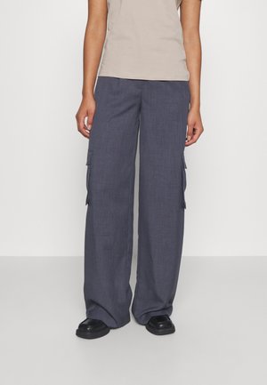 ONLY Tall ONLFRY WIDE PANT - Παντελόνι cargo - dark grey melange