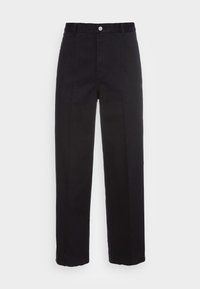 ROSS WIDE TROUSERS - Chinos - black