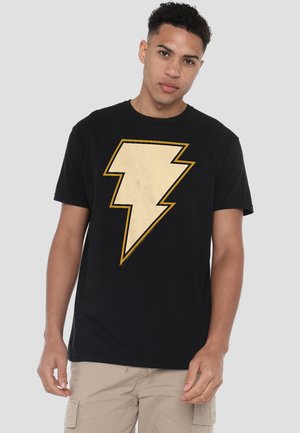 Cotton Soul, BLACK ADAM/BLACK ADAM CHEST EMBLEM - Print T-shirt - black
