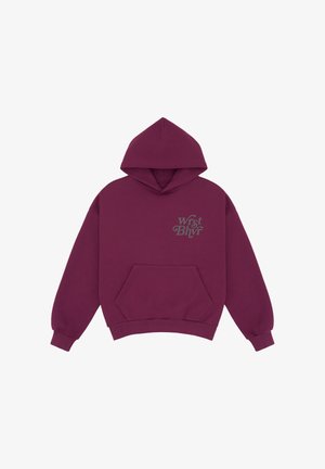 WRSTBHVR, WRSTBHVR HOODIE REEN V3 HOODIE - Sweat à capuche - grape wine