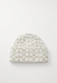 SIGNATURE BEANIE - Σκούφος - chalk