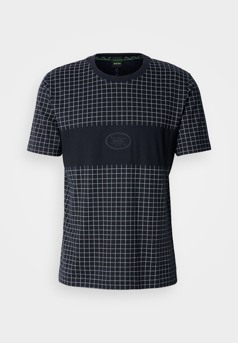Boss T-shirt print donkerblauw Boss T-shirt print donkerblauw