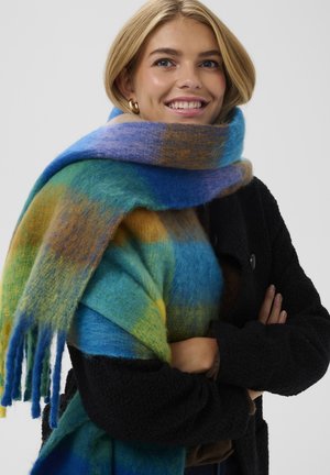 FALBERTA - Šalle - green multi check