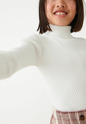 ROLL NECK - Pullover - ecru white