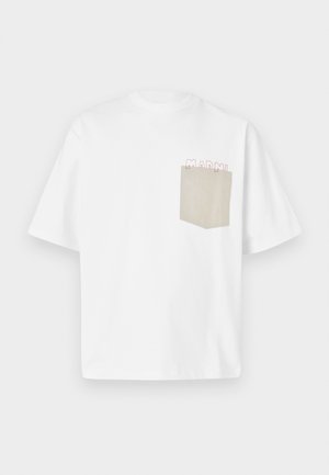 T-shirt med print - white