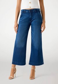 WIDE - Flared Jeans - blau