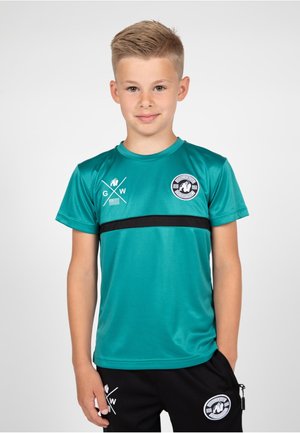 VERNON - T-shirt imprimé - teal green