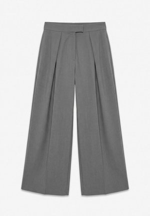 Vero Moda, TAILORED TROUSERS AWLUNA TAILORED TROUSERS - Pantalon classique - medium grey melange