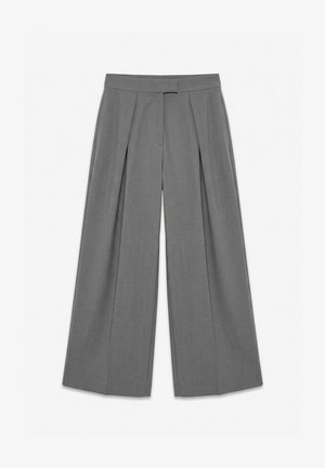 Vero Moda, TAILORED TROUSERS AWLUNA TAILORED TROUSERS - Pantalon classique - medium grey melange