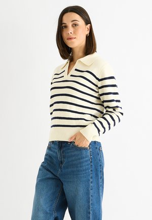 STRIPE - Long sleeved top - off-white