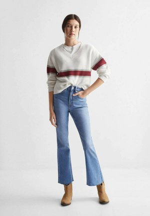 Jeans a zampa - bleu moyen