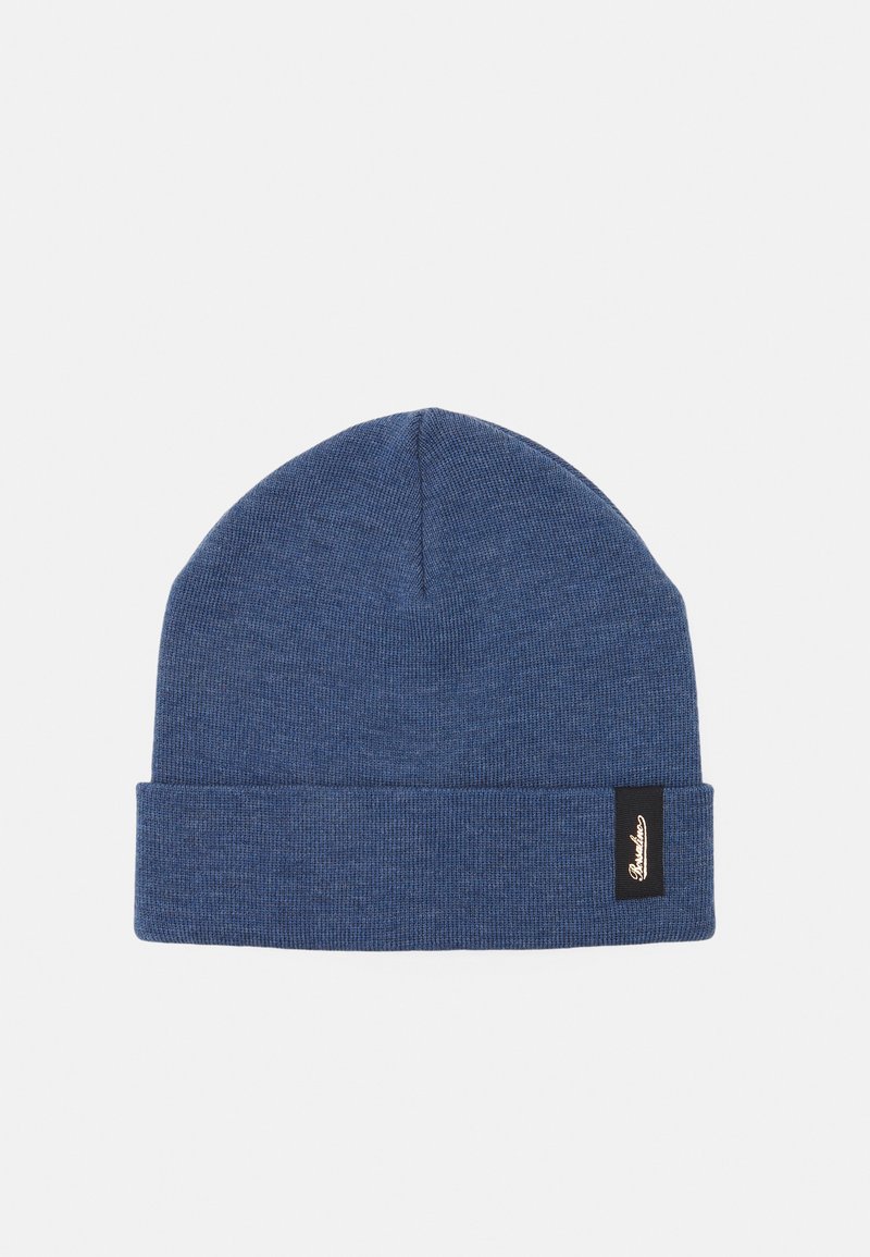 Borsalino BEANIE BORDO RISVOLTO UNISEX - Beanie - blue
