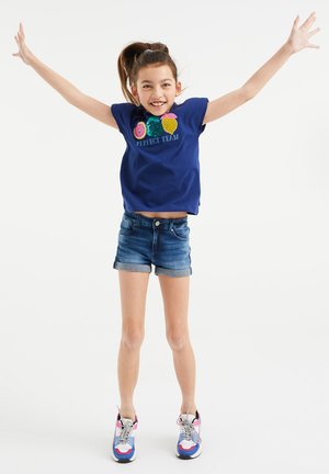 T-shirts print - blue