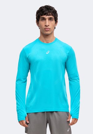 ASICS, ROAD SEAMLESS - Longsleeve - energy aqua