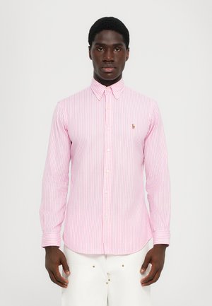CUSTOM FIT STRIPED SHIRT - Button down-skjorte - new rose/white