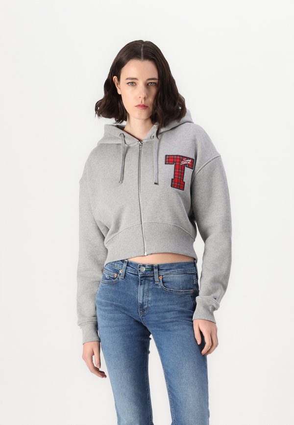 ZIP THRU HOODIE APPLIQUE - Zip-up sweatshirt