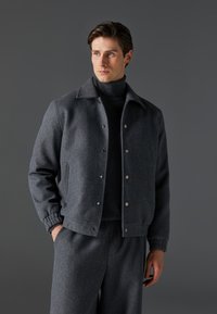 Zign Studio UNISEX - Bomber-jakk - mottled dark grey