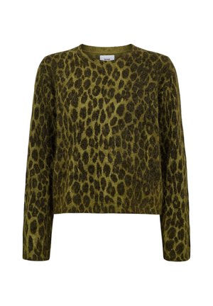 Nümph, NURIETTE LEO PULLOVER - Jersey de punto - calla green