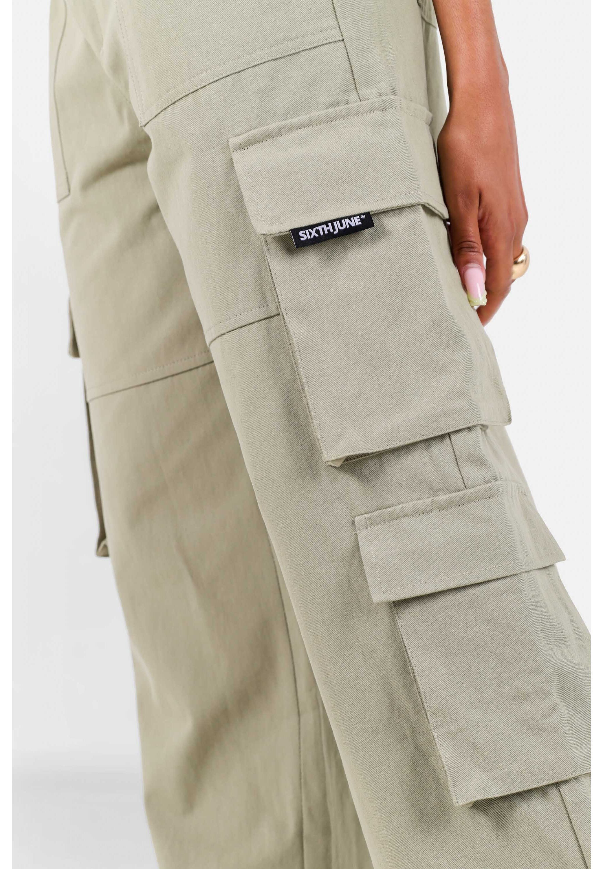 Sixth June MONOCHROM - Cargo trousers - beige - Zalando