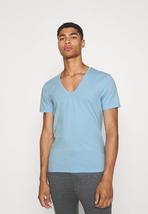 QUENTIN - Basic T-shirt - blau