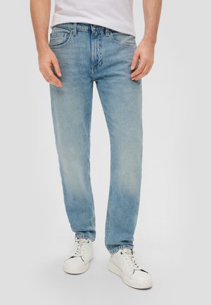 s.Oliver, HIGH RISE TAPERED - Jeans Straight Leg - blau