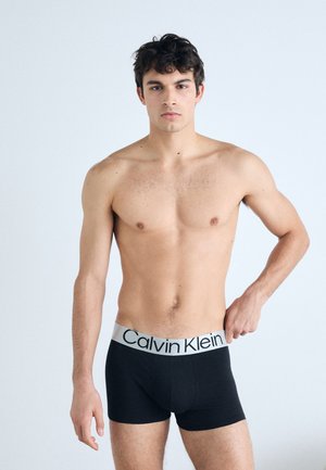 TRUNK 3 PACK CKR STEEL COTTON - Trunks - black