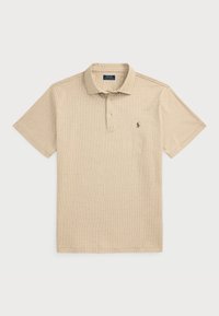SOFT POLO SHIRT - Bluză polo - warm brown heather